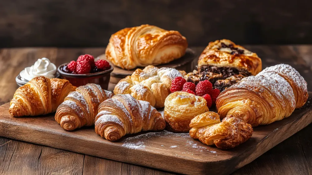 Viennoiserie sorti du four